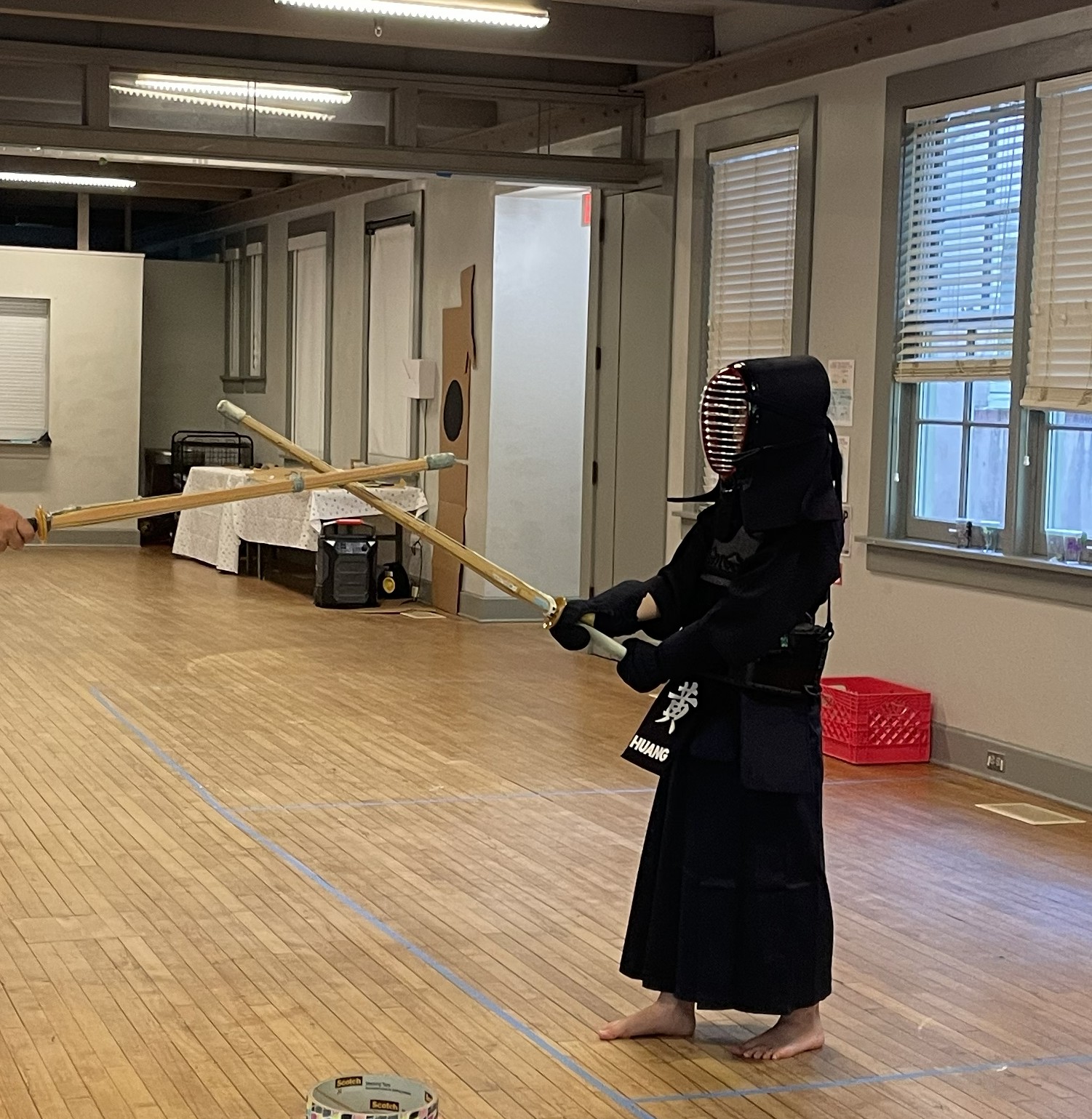 Kendo practice